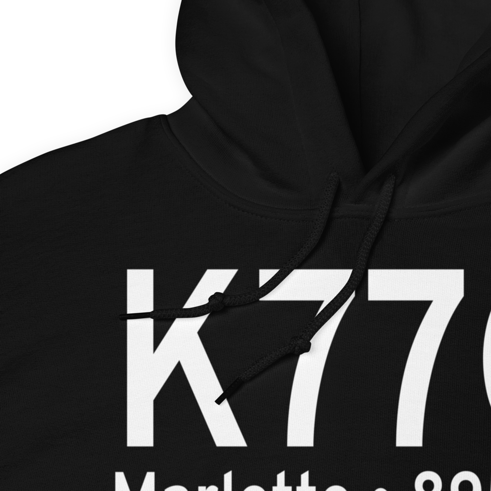 Marlette Township Airport (K77G) ICAO Hoodie Sweatshirt 