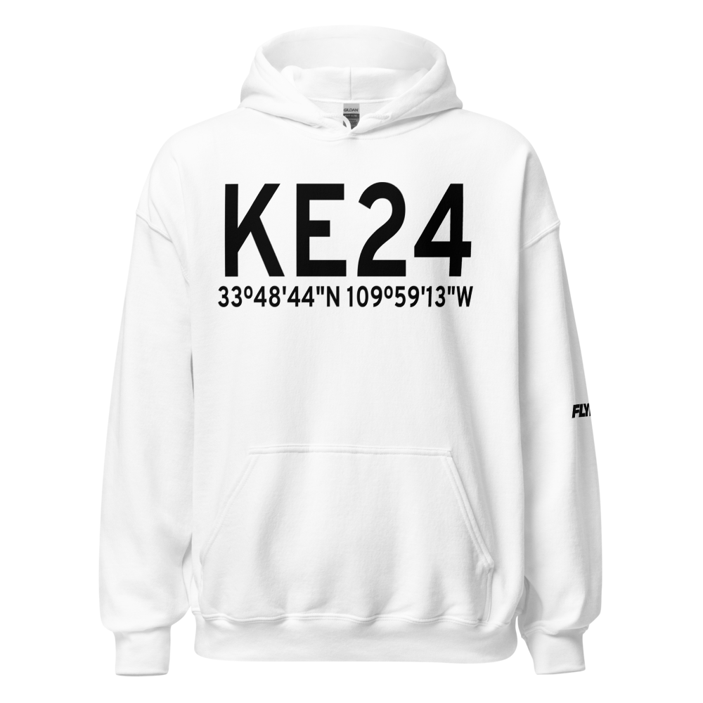 Whiteriver Airport (KE24) ICAO Hoodie Sweatshirt 