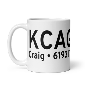 Craig Moffat Airport (KCAG) ICAO Mug