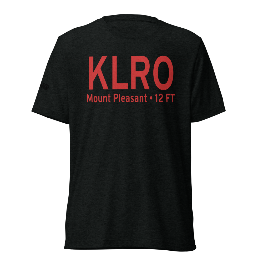 Mt Pleasant Regional-Faison field (KLRO) ICAO Tri-blend T-Shirt 