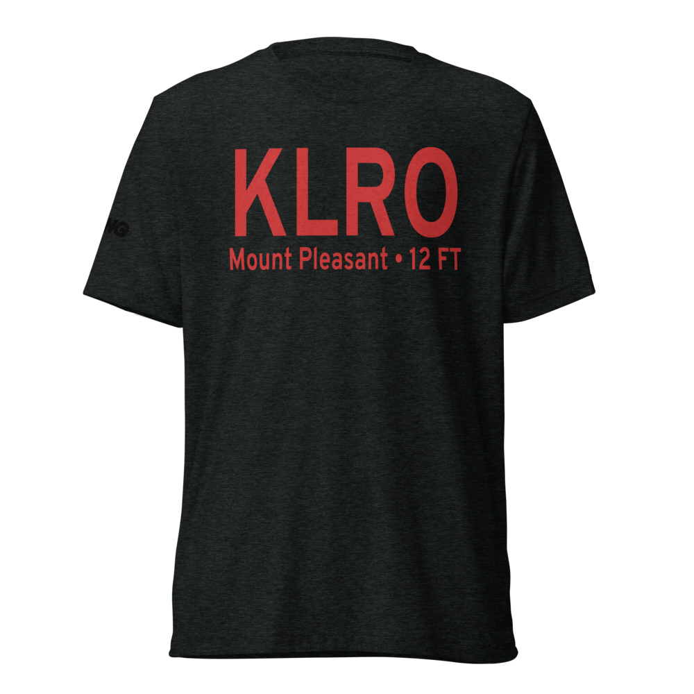 Mt Pleasant Regional-Faison field (KLRO) ICAO Tri-blend T-Shirt 