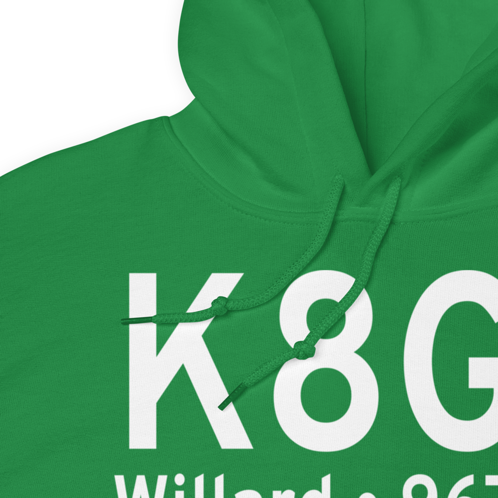 Willard Airport (K8G1) ICAO Hoodie Sweatshirt 