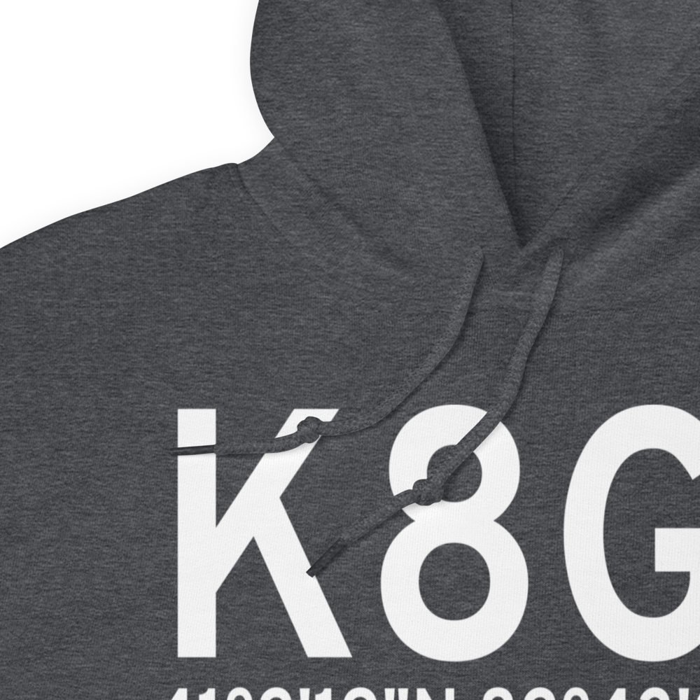 Willard Airport (K8G1) ICAO Hoodie Sweatshirt 