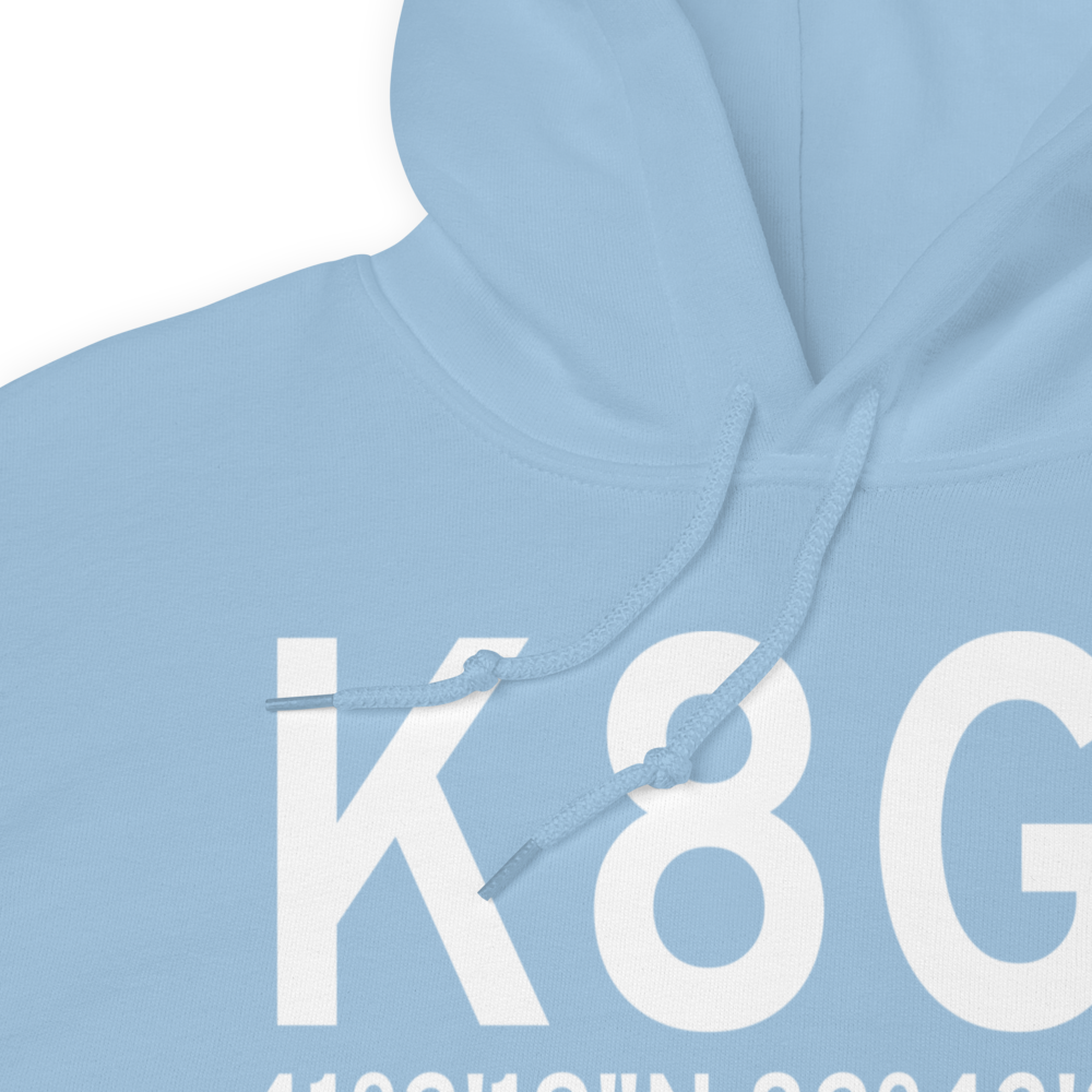 Willard Airport (K8G1) ICAO Hoodie Sweatshirt 