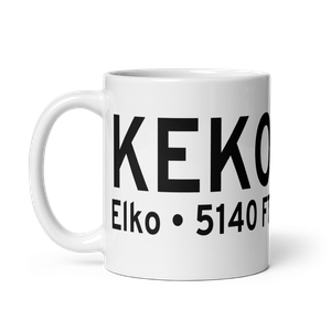 Elko Regional Airport (KEKO) ICAO Mug