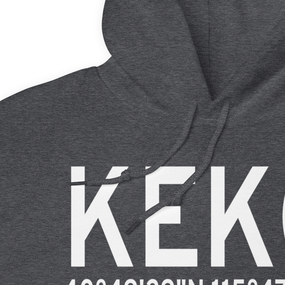 Elko Regional Airport (KEKO) ICAO Hoodie Sweatshirt 
