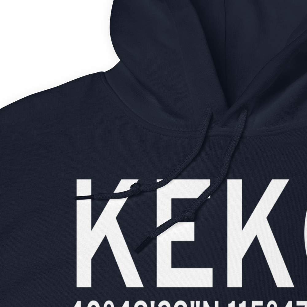 Elko Regional Airport (KEKO) ICAO Hoodie Sweatshirt 