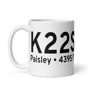 Paisley Airport (K22S) ICAO Mug