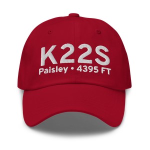 Paisley Airport (K22S) ICAO Hat