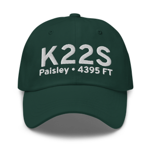 Paisley Airport (K22S) ICAO Hat