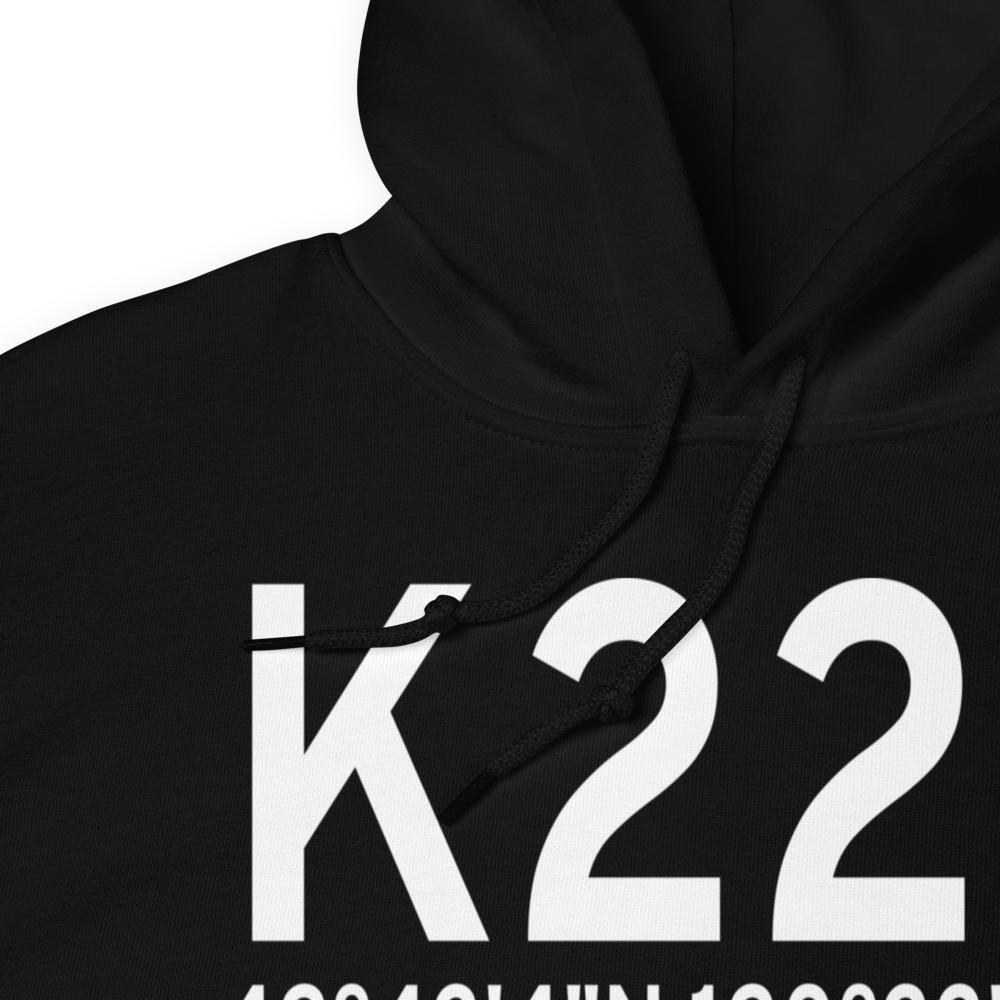 Paisley Airport (K22S) ICAO Hoodie Sweatshirt 