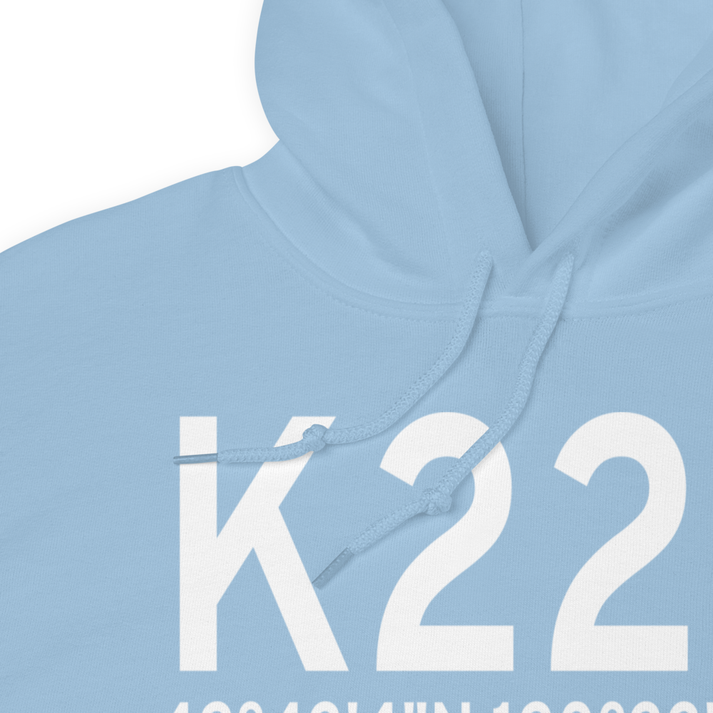 Paisley Airport (K22S) ICAO Hoodie Sweatshirt 