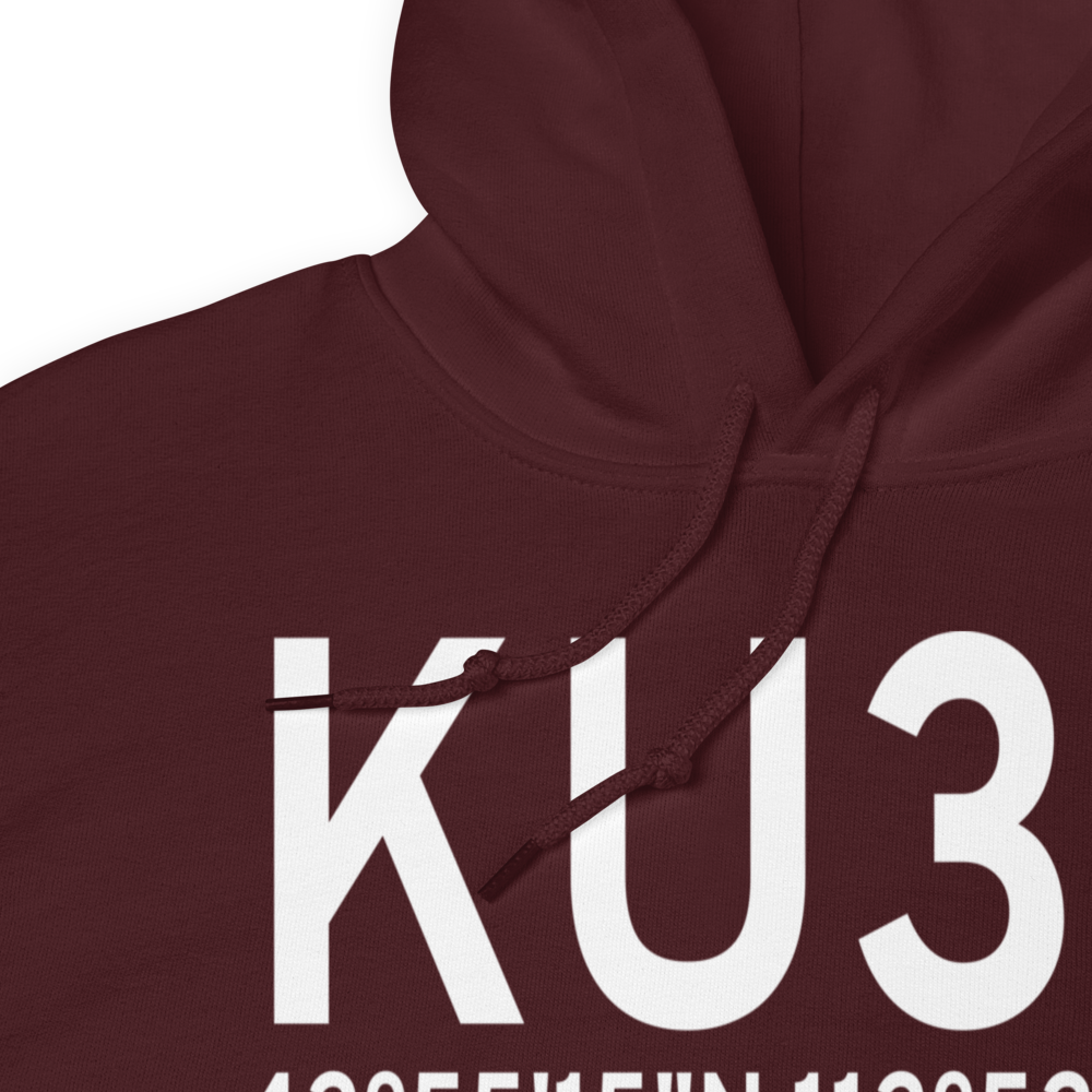 Aberdeen Municipal Airport (KU36) ICAO Hoodie Sweatshirt 