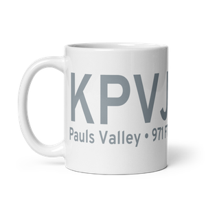 Pauls Valley Municipal Airport (KPVJ) ICAO Mug