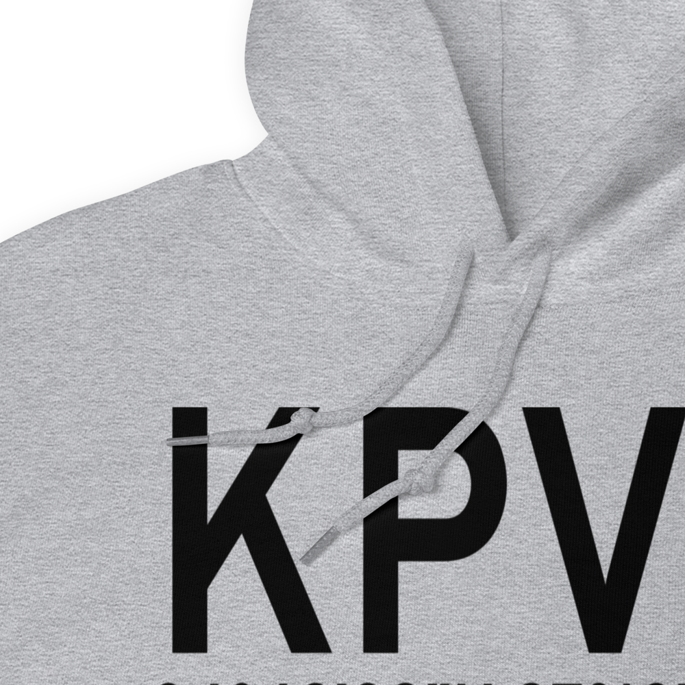 Pauls Valley Municipal Airport (KPVJ) ICAO Hoodie Sweatshirt 
