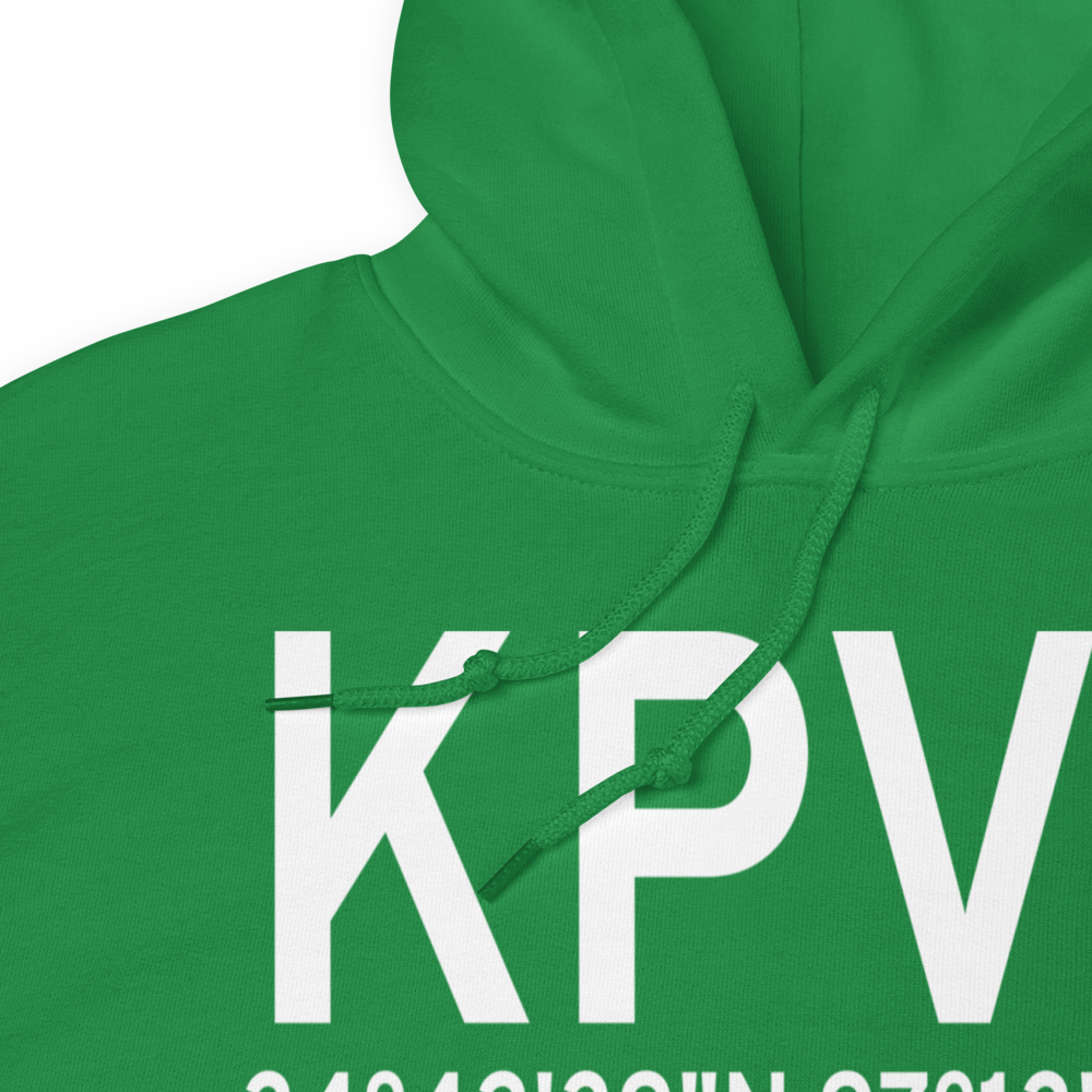 Pauls Valley Municipal Airport (KPVJ) ICAO Hoodie Sweatshirt 