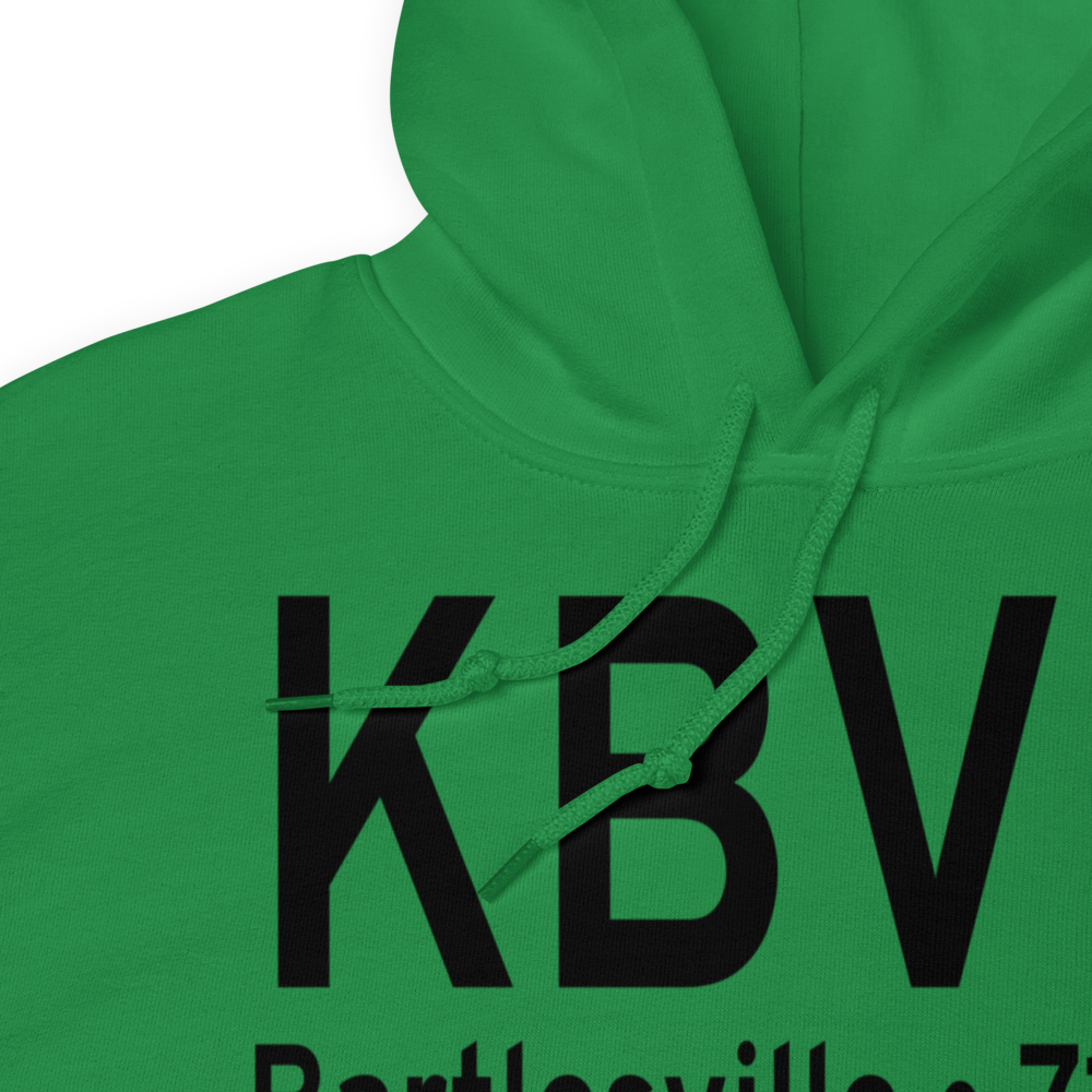 Bartlesville Municipal Airport (KBVO) ICAO Hoodie Sweatshirt 