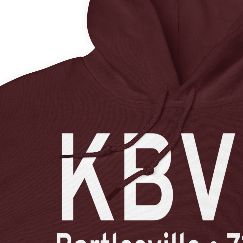 Bartlesville Municipal Airport (KBVO) ICAO Hoodie Sweatshirt 