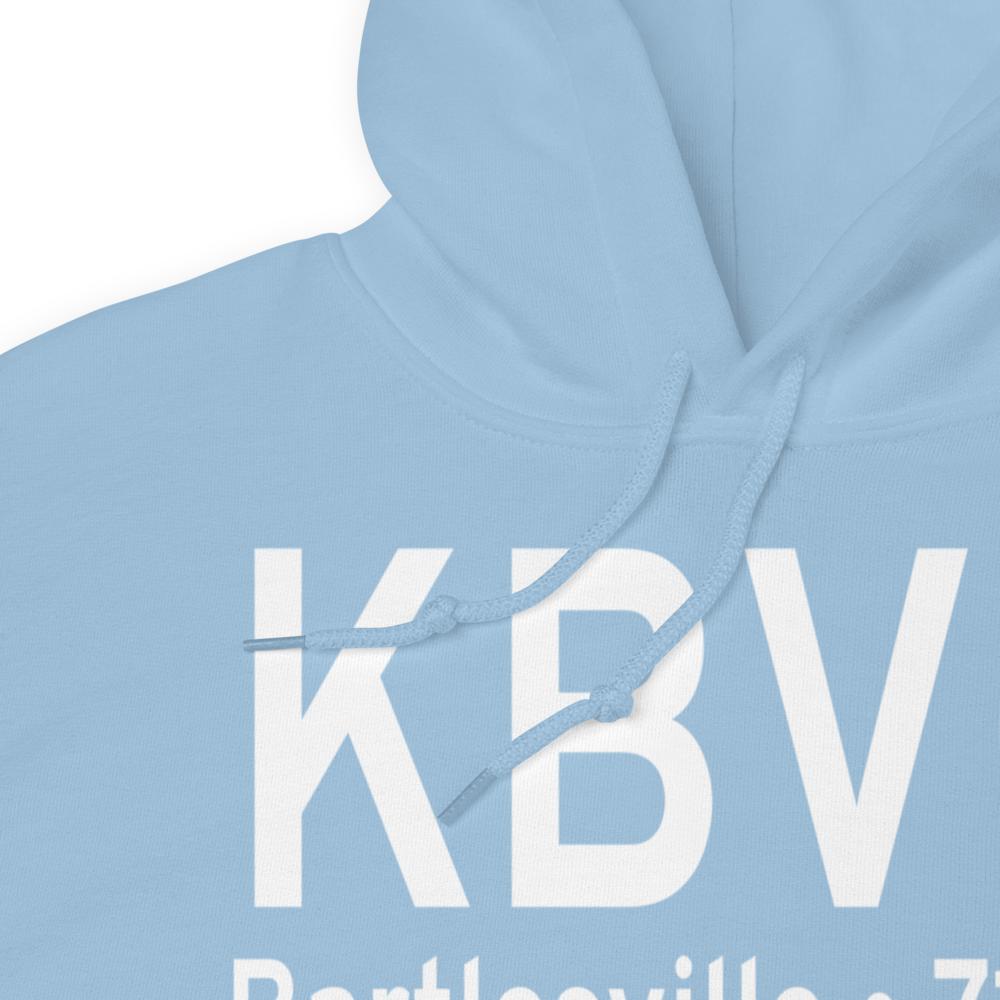 Bartlesville Municipal Airport (KBVO) ICAO Hoodie Sweatshirt 