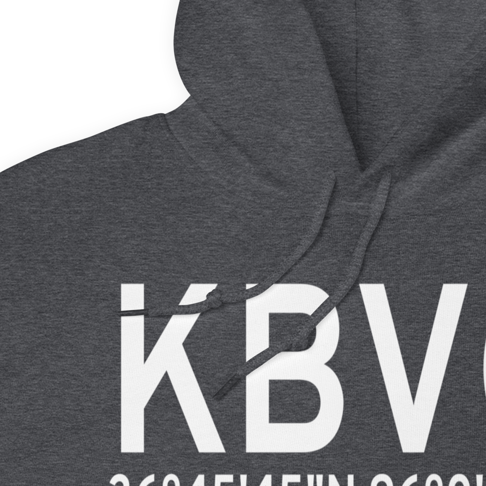Bartlesville Municipal Airport (KBVO) ICAO Hoodie Sweatshirt 