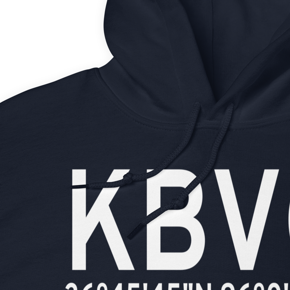 Bartlesville Municipal Airport (KBVO) ICAO Hoodie Sweatshirt 