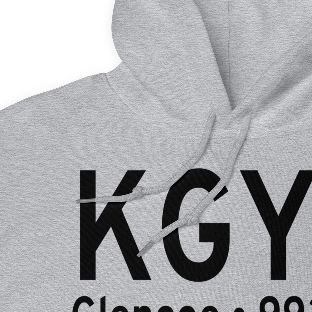 Glencoe Municipal Airport (KGYL) ICAO Hoodie Sweatshirt 