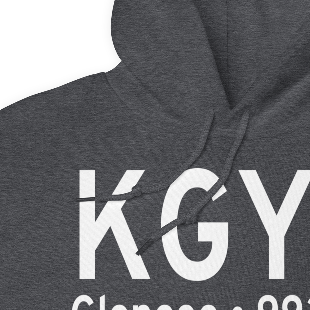 Glencoe Municipal Airport (KGYL) ICAO Hoodie Sweatshirt 