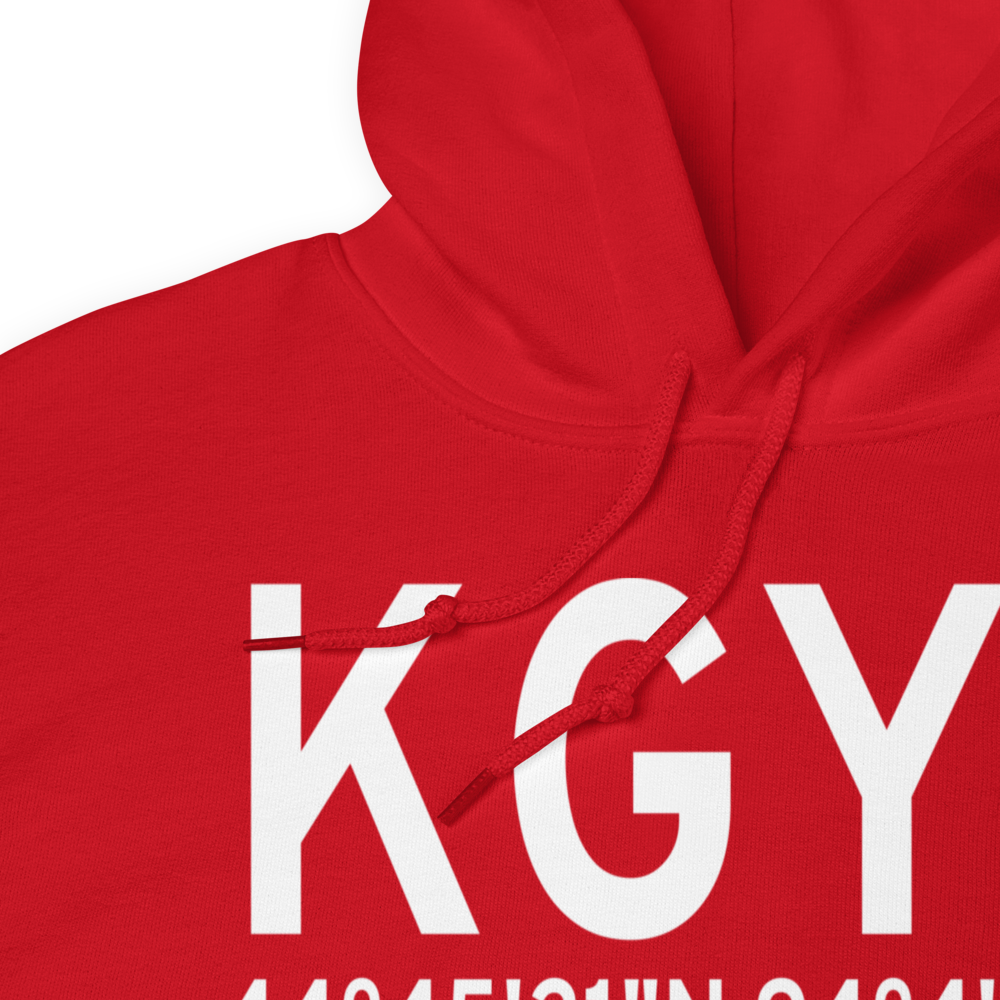Glencoe Municipal Airport (KGYL) ICAO Hoodie Sweatshirt 