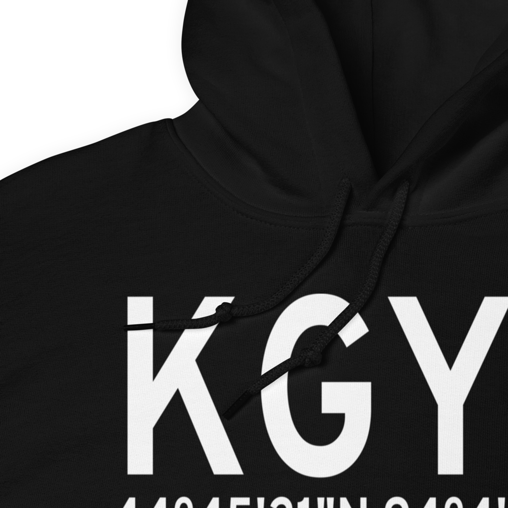 Glencoe Municipal Airport (KGYL) ICAO Hoodie Sweatshirt 