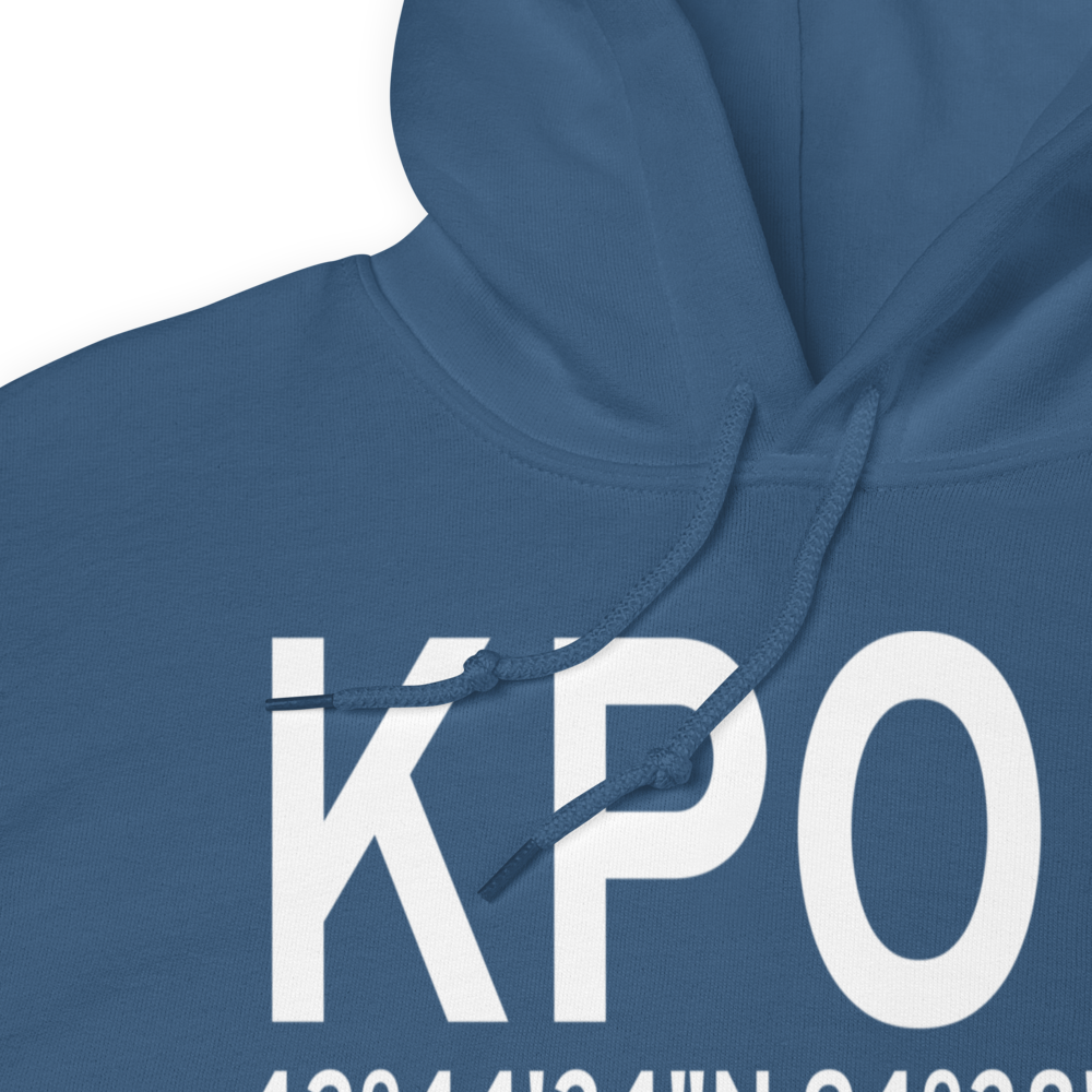 Pocahontas Municipal Airport (KPOH) ICAO Hoodie Sweatshirt 