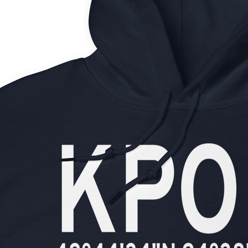 Pocahontas Municipal Airport (KPOH) ICAO Hoodie Sweatshirt 