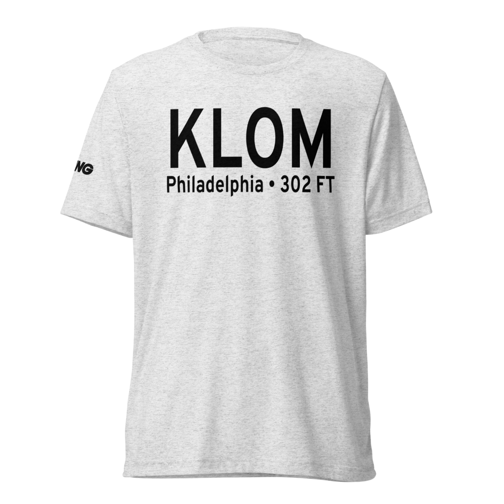 Wings Field (KLOM) ICAO Tri-blend T-Shirt 