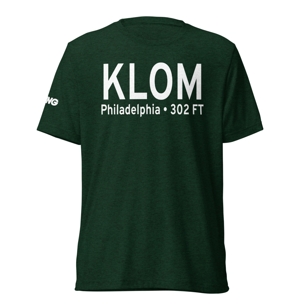 Wings Field (KLOM) ICAO Tri-blend T-Shirt 