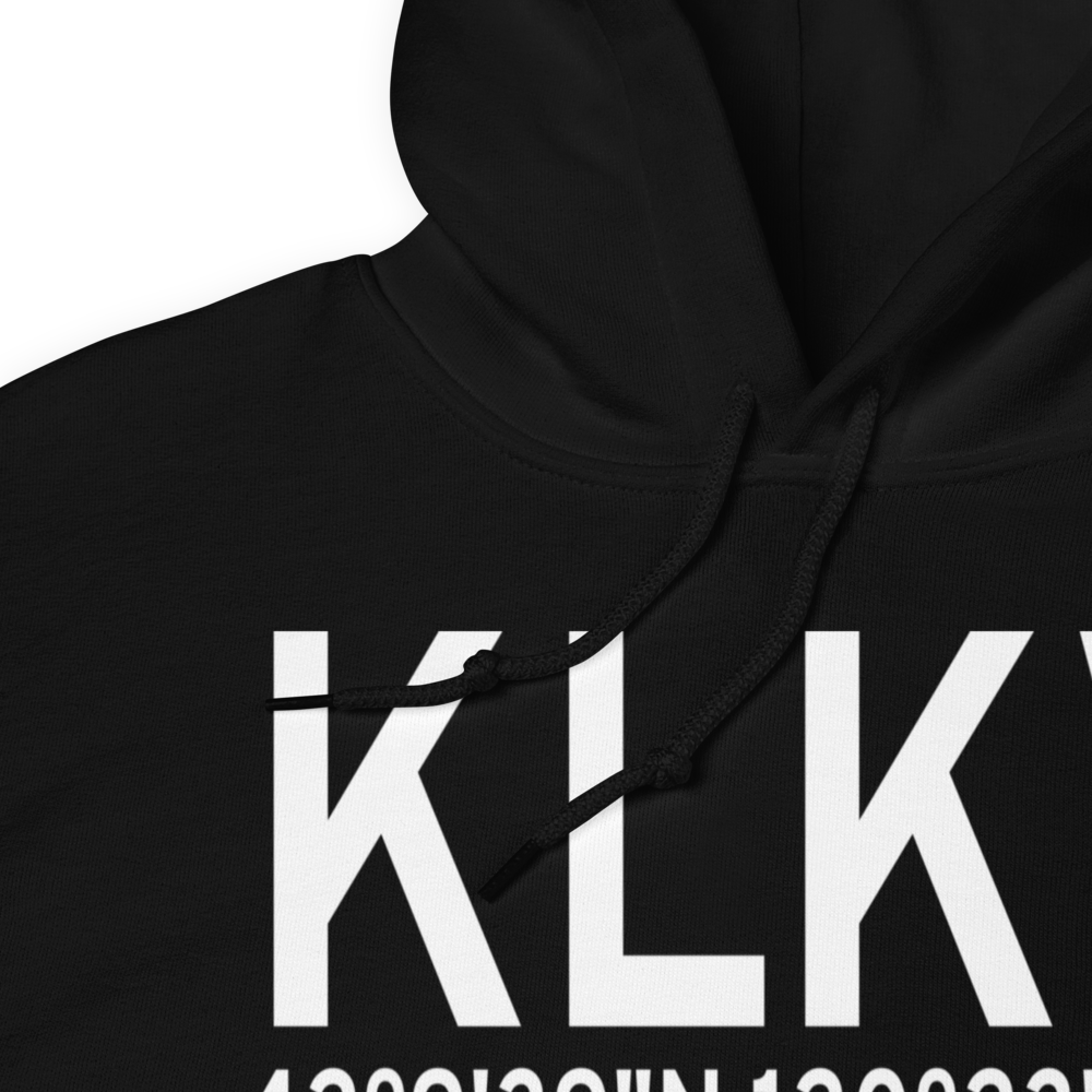 Lake County Airport (KLKV) ICAO Hoodie Sweatshirt 