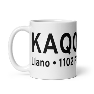 Llano Municipal Airport (KAQO) ICAO Mug