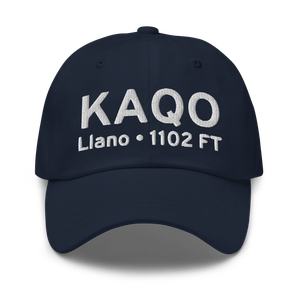 Llano Municipal Airport (KAQO) ICAO Hat