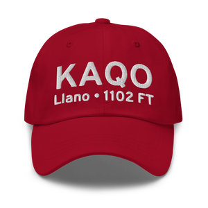 Llano Municipal Airport (KAQO) ICAO Hat