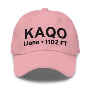Llano Municipal Airport (KAQO) ICAO Hat