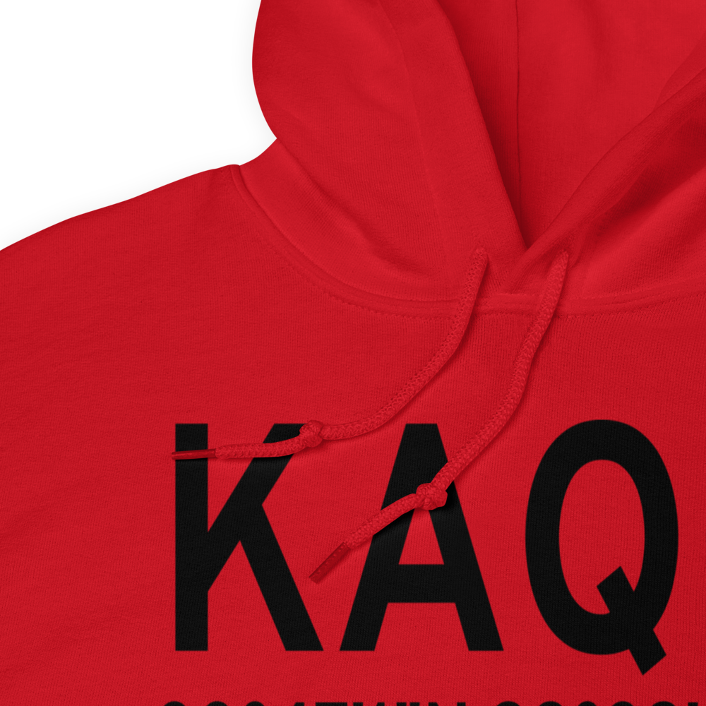 Llano Municipal Airport (KAQO) ICAO Hoodie Sweatshirt 