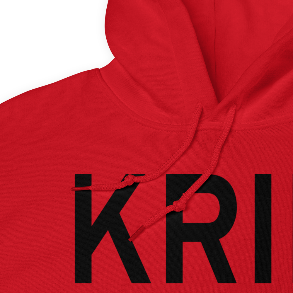 Rice Lake Airport (KRIE) ICAO Hoodie Sweatshirt 