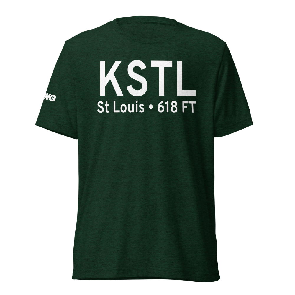 St Louis Lambert International Airport (KSTL) ICAO Tri-blend T-Shirt 