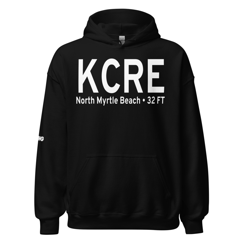 Grand Strand Airport (KCRE) ICAO Hoodie Sweatshirt 