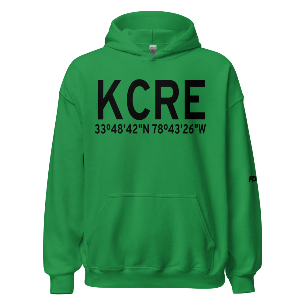 Grand Strand Airport (KCRE) ICAO Hoodie Sweatshirt 