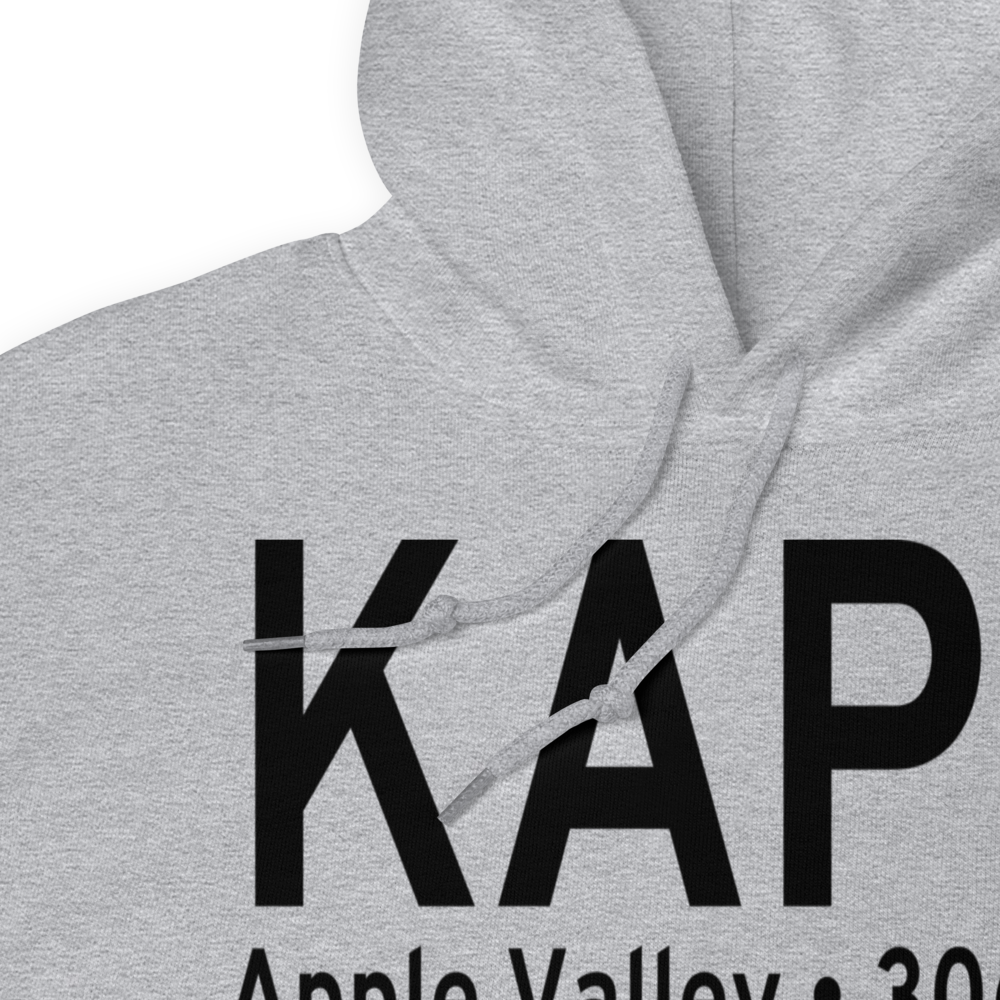 Apple Valley Airport (KAPV) ICAO Hoodie Sweatshirt 