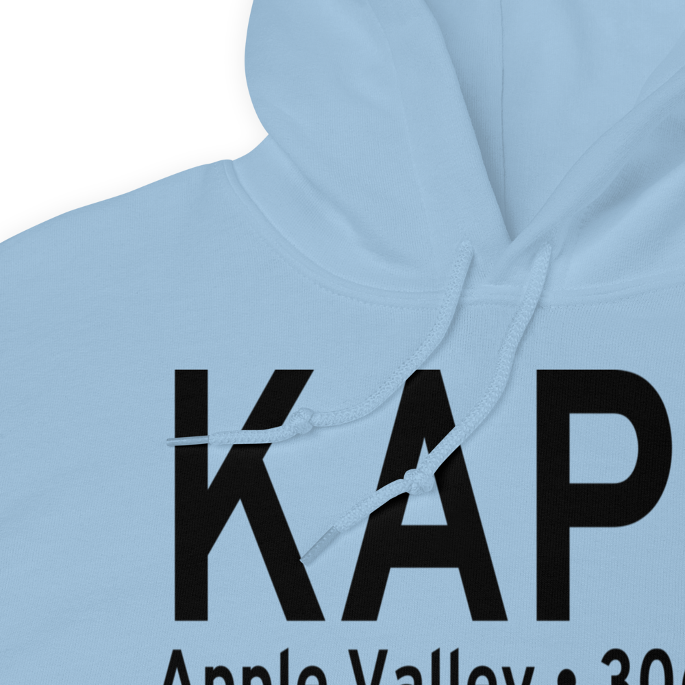Apple Valley Airport (KAPV) ICAO Hoodie Sweatshirt 