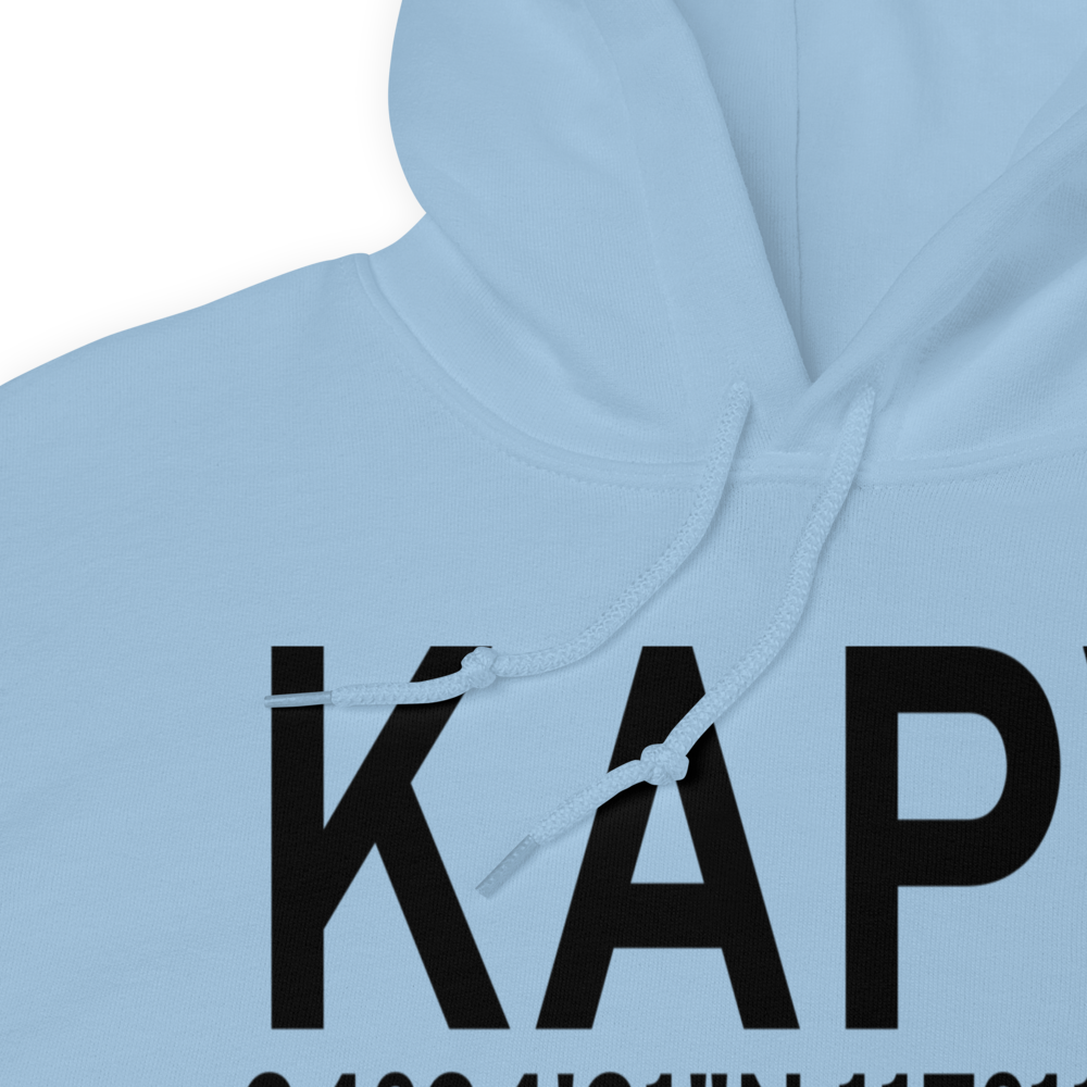 Apple Valley Airport (KAPV) ICAO Hoodie Sweatshirt 