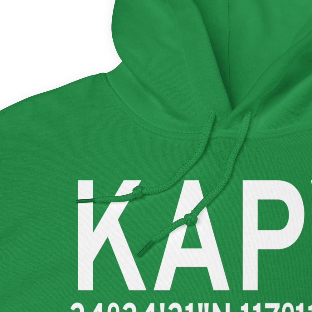 Apple Valley Airport (KAPV) ICAO Hoodie Sweatshirt 