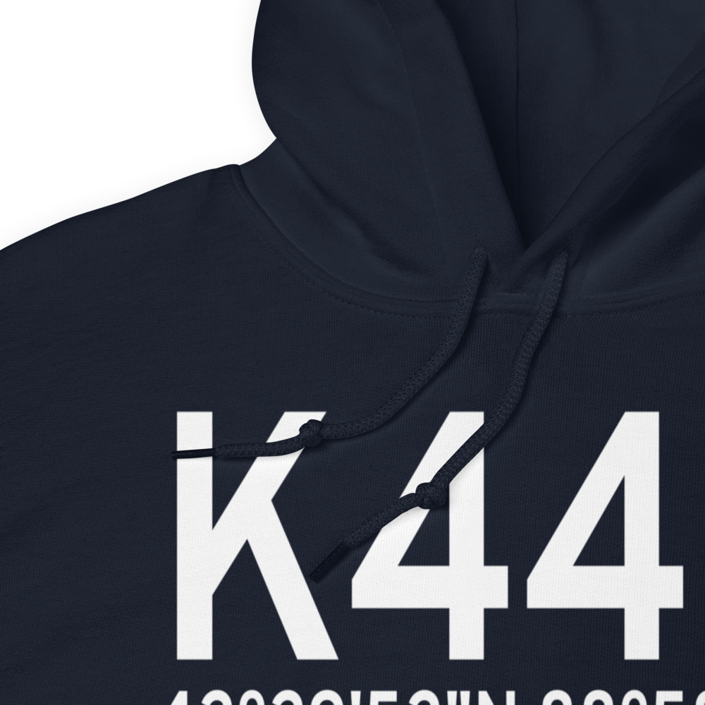 Beloit Airport (K44C) ICAO Hoodie Sweatshirt 