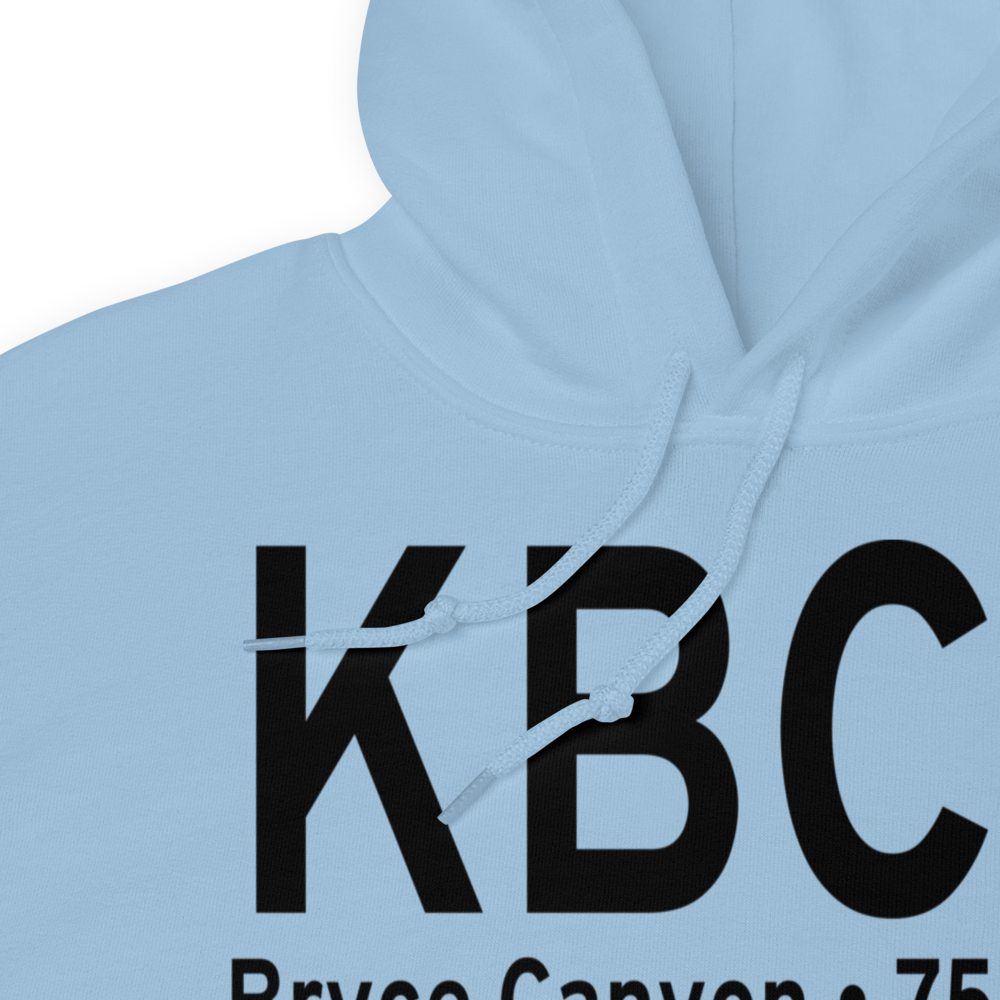 Bryce Canyon Airport (KBCE) ICAO Hoodie Sweatshirt 