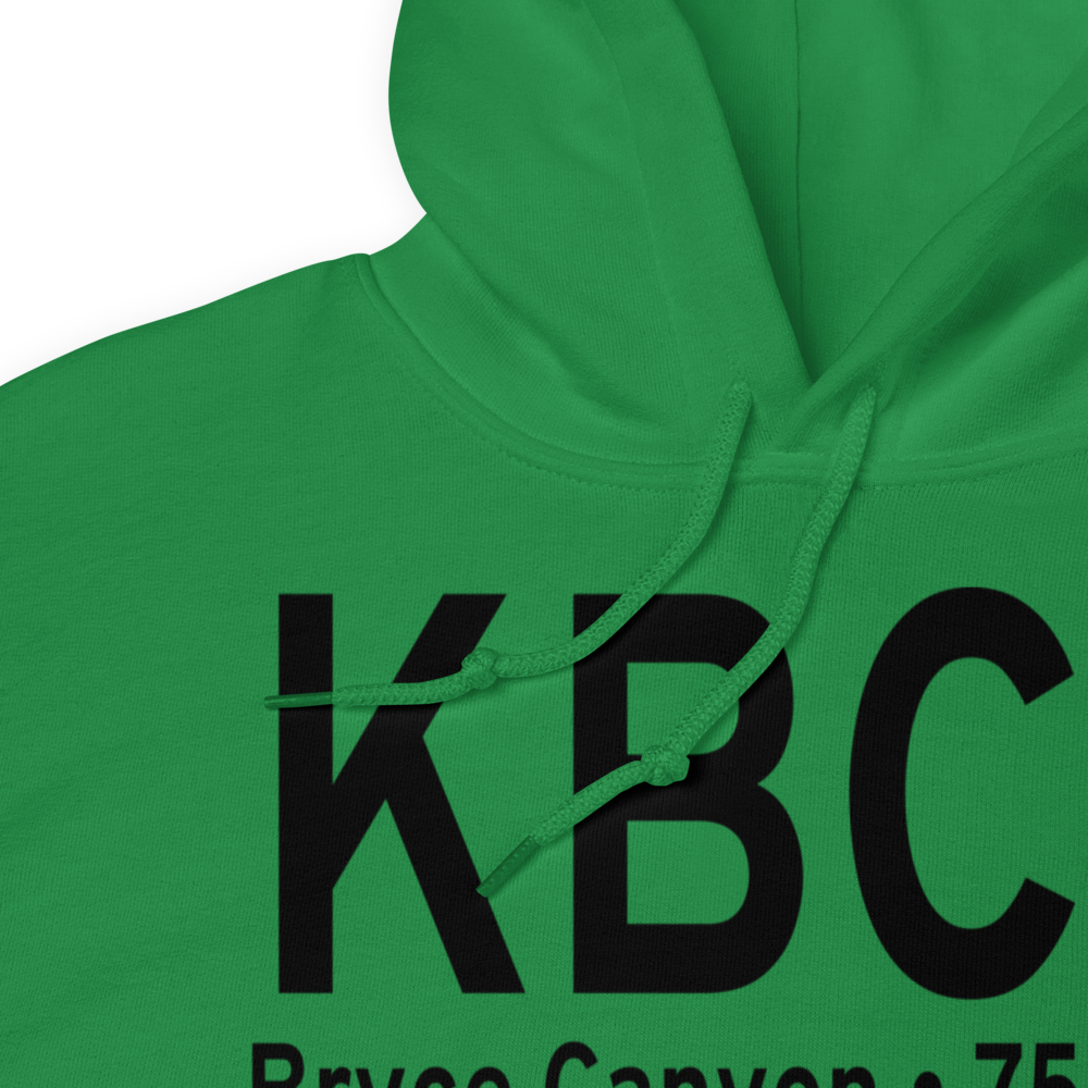 Bryce Canyon Airport (KBCE) ICAO Hoodie Sweatshirt 